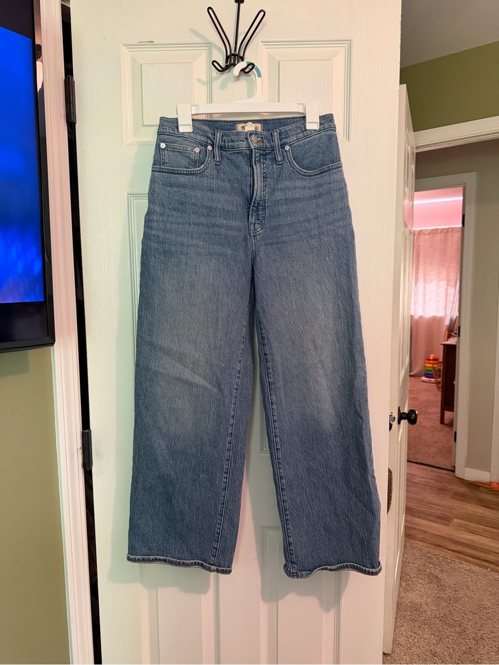 Madewell Wide-Leg High-Rise Jeans - Blue